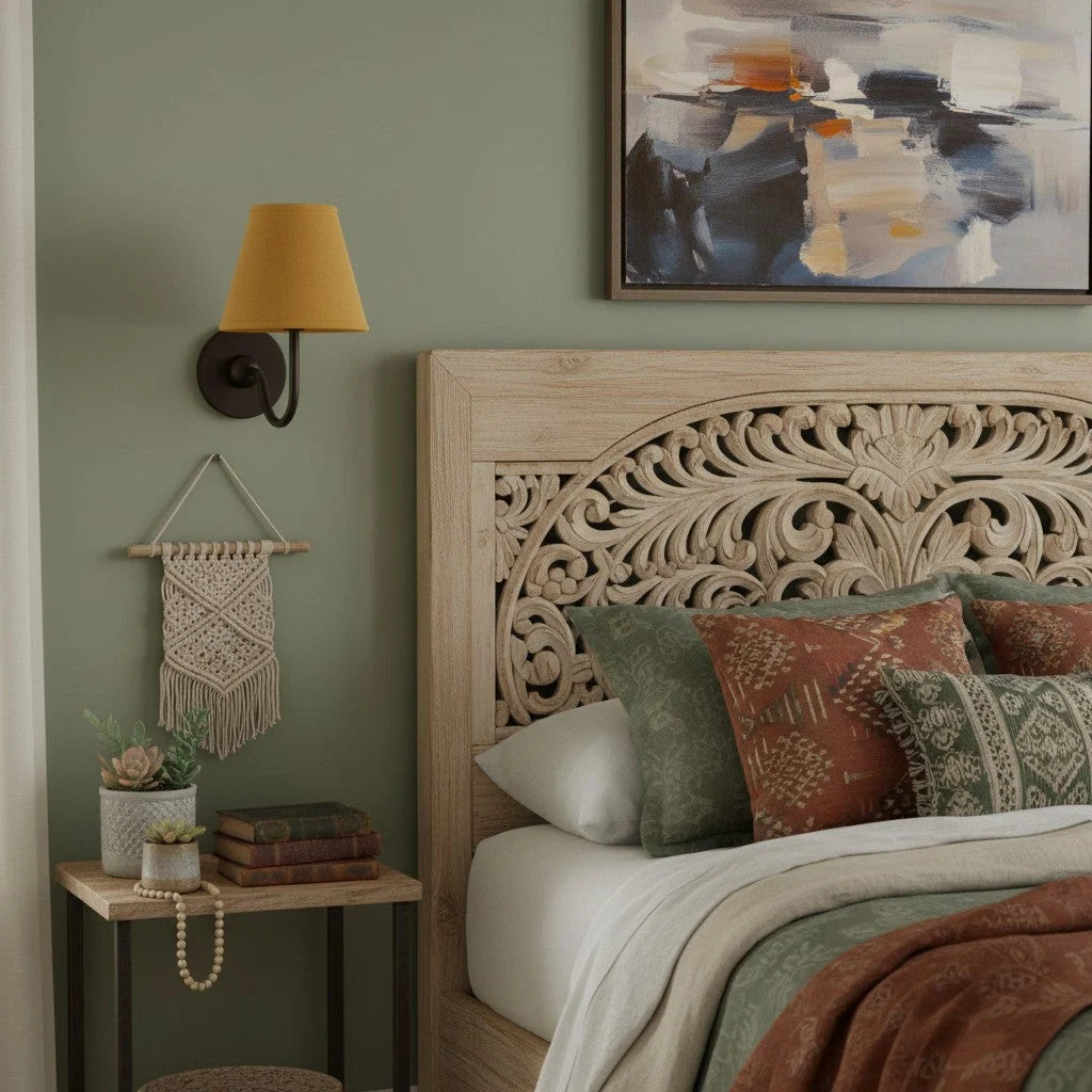 Wall Lamp Fabric Shade Dimmable Hardwired