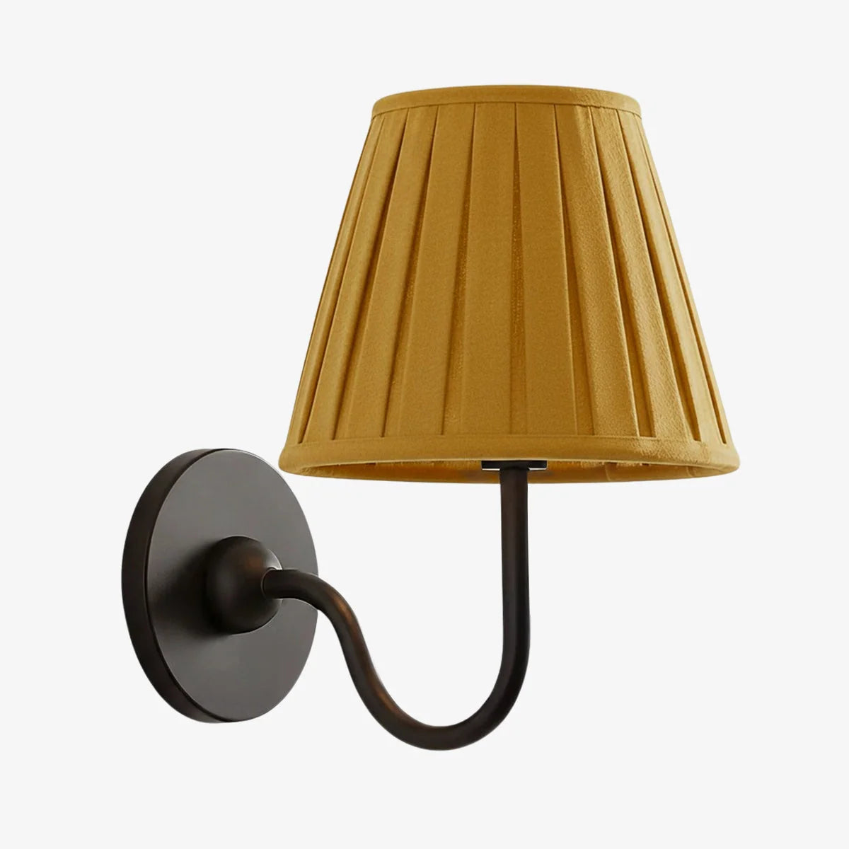 Wall Lamp Fabric Shade Dimmable Hardwired