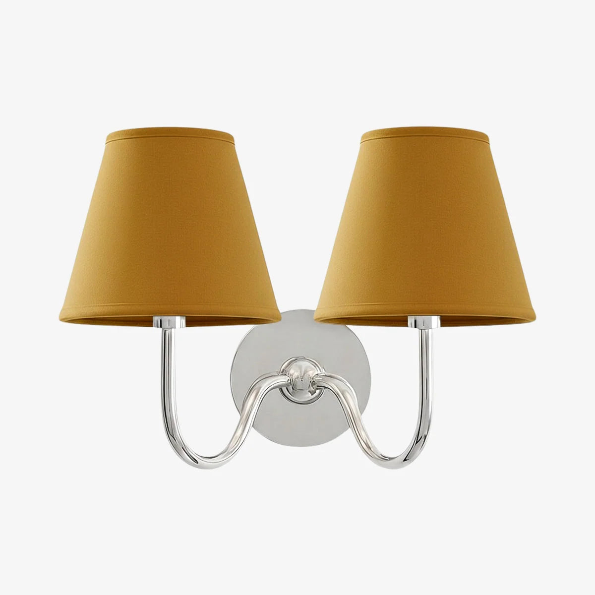 Wall Lamp Fabric Shade Dimmable Hardwired