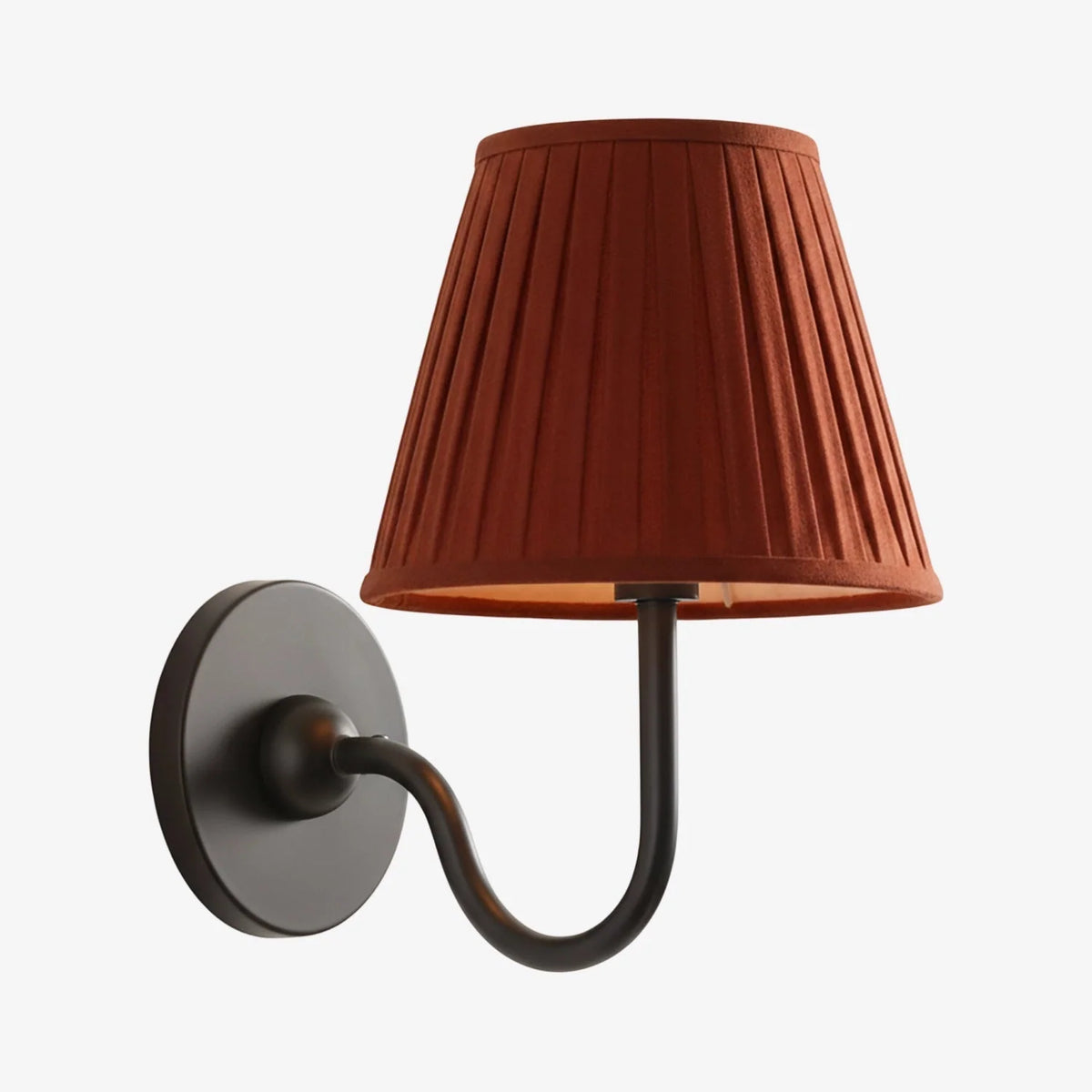 Wall Lamp Fabric Shade Dimmable Hardwired