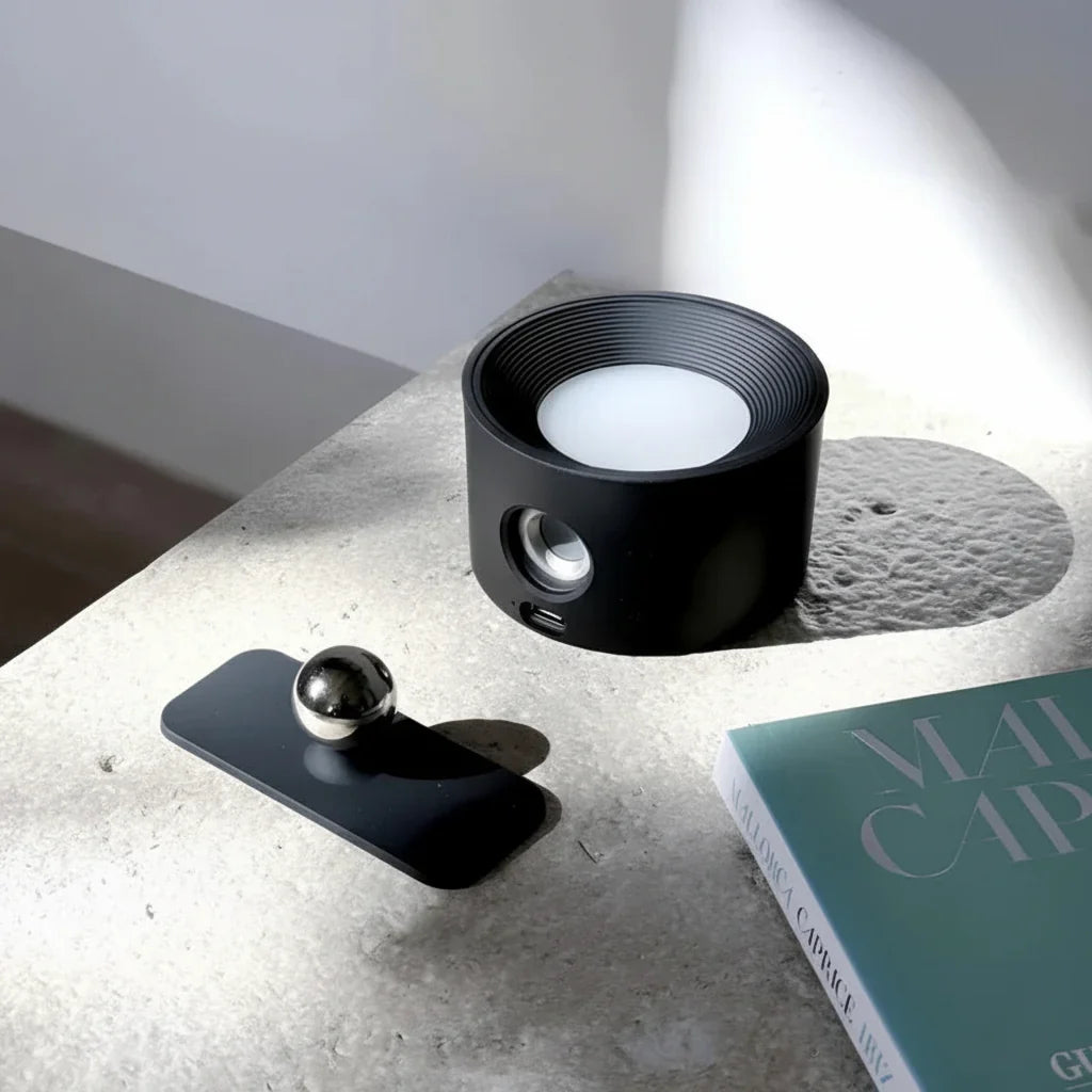 Wall Lamp LED Aimable Rotating Magnetic USB Rechargeable
