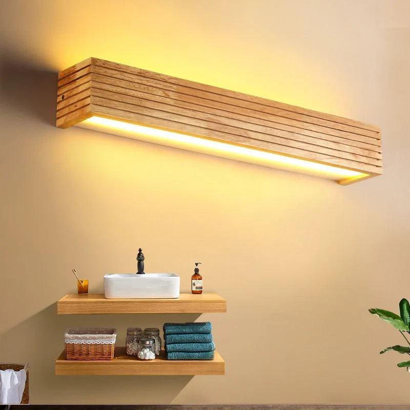 Wall Lamp Solid Timber Recessed Integrated LED