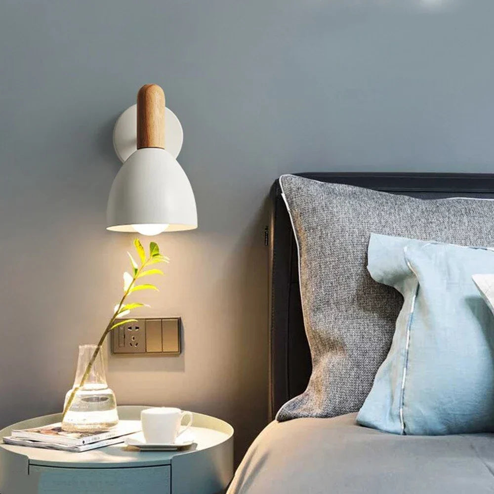 Wall Lamp Solid Timber Swings & Tilts Friction Joints