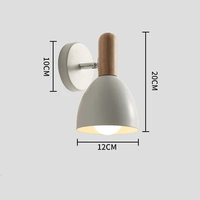 Wall Lamp Solid Timber Swings & Tilts Friction Joints