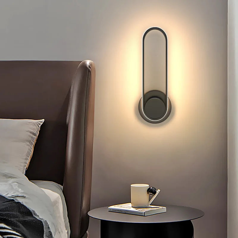 Wall Light 330° Rotating Aluminium Head & Integrated LED