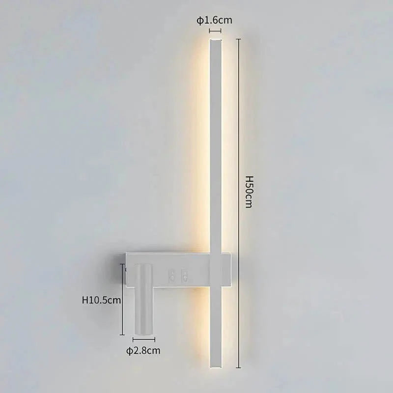 Wall Light Adjustable Swivel Integrated COB LED