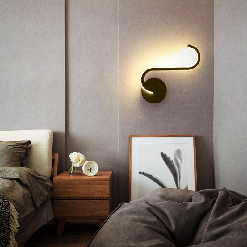 Wall Light Arc-Shaped Integrated LED & Even Output