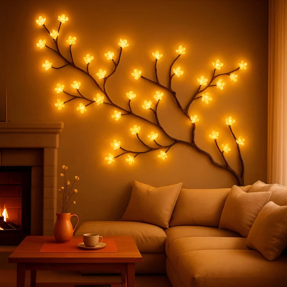 Wall Light Branch Tree Warm LEDs