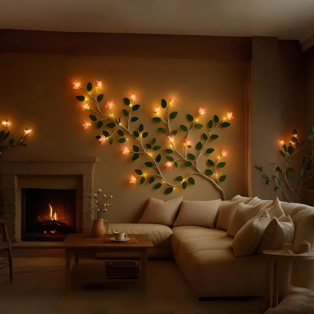 Wall Light Branch Tree Warm LEDs