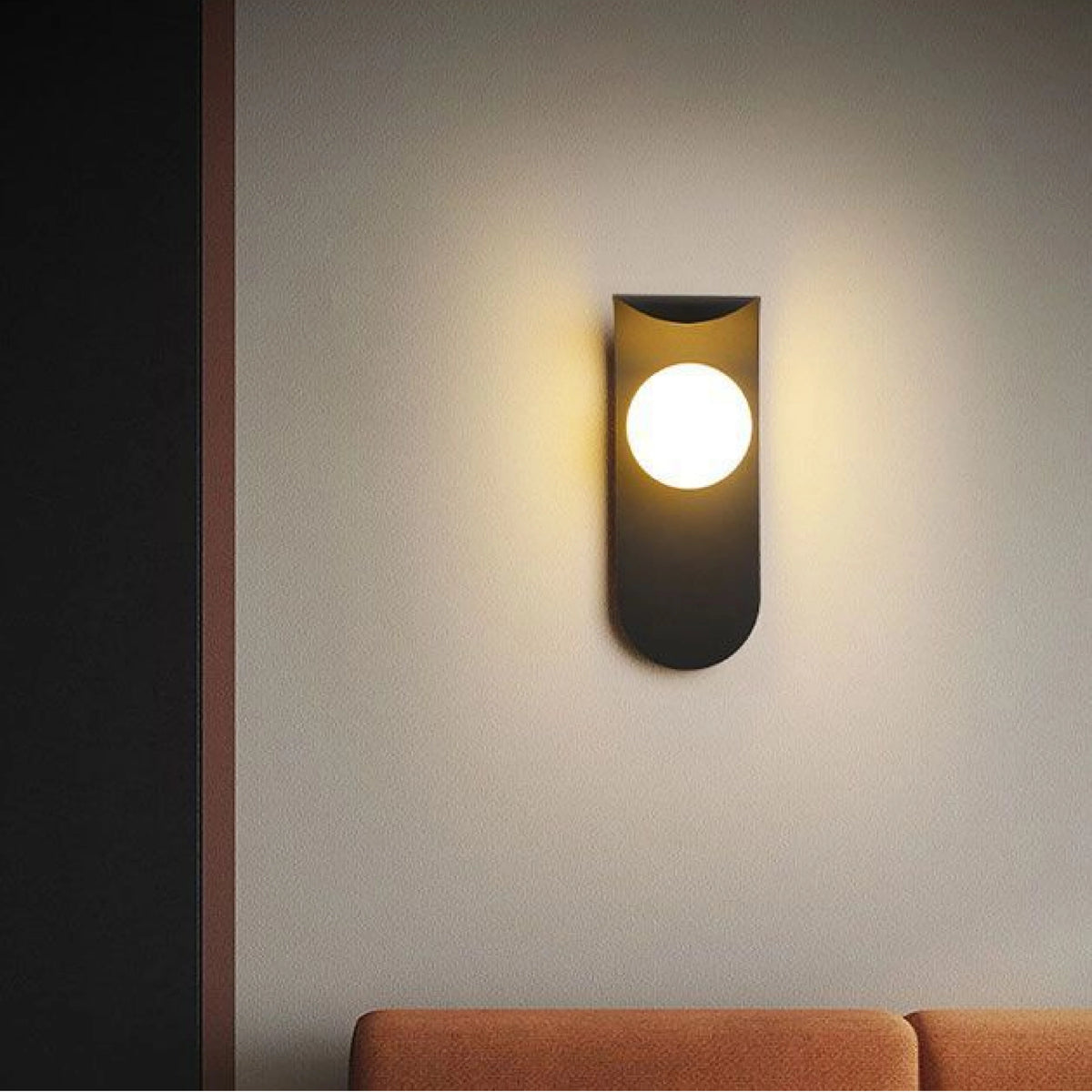 Wall Light Flush Mount Integrated LED Matte Finish