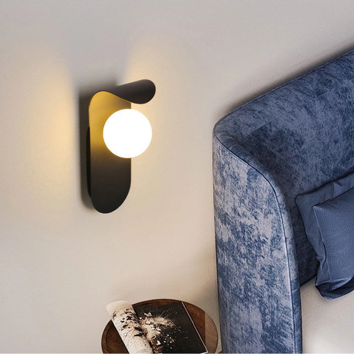 Wall Light Flush Mount Integrated LED Matte Finish