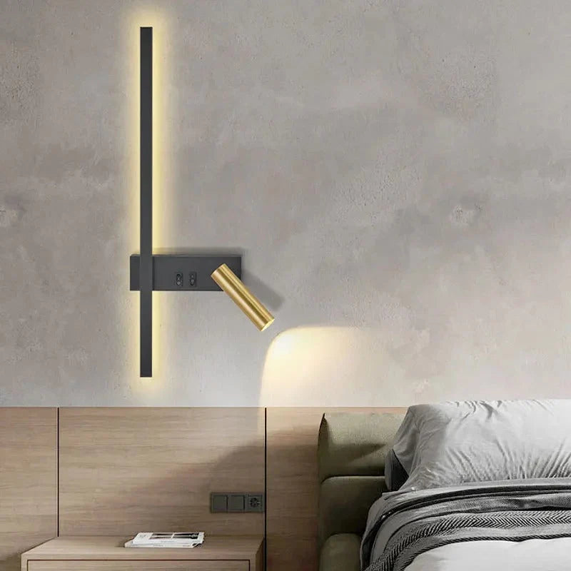 Wall Light Integrated LED Adjustable Spotlight Aluminum