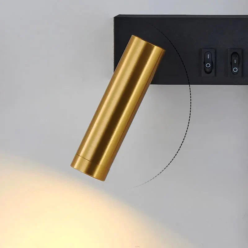 Wall Light Integrated LED Adjustable Spotlight Aluminum