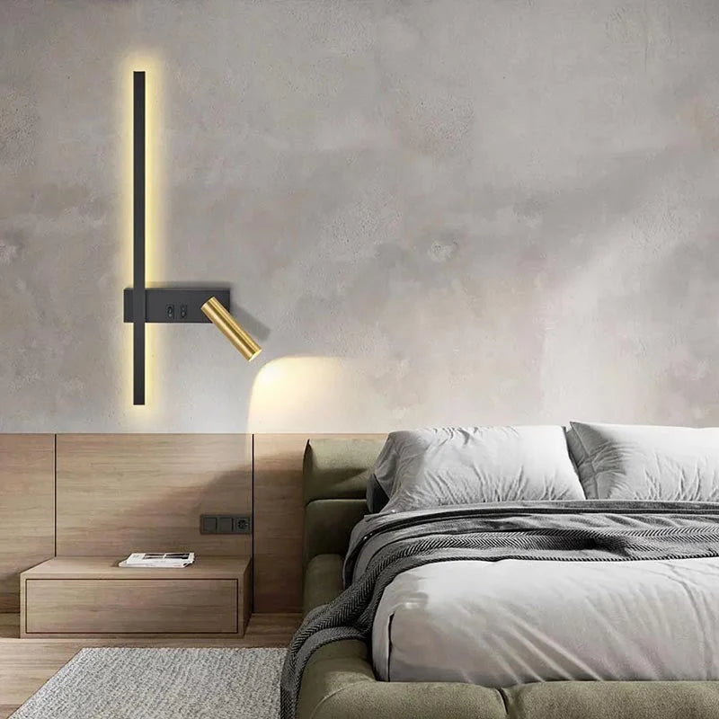 Wall Light Integrated LED Adjustable Spotlight Aluminum