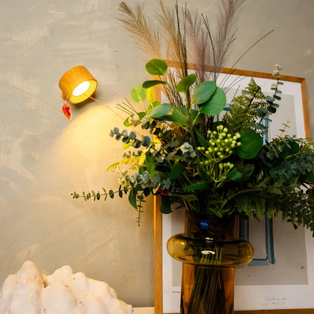 Wall Light Magnetic Mount 360° Rotatable Remote Control