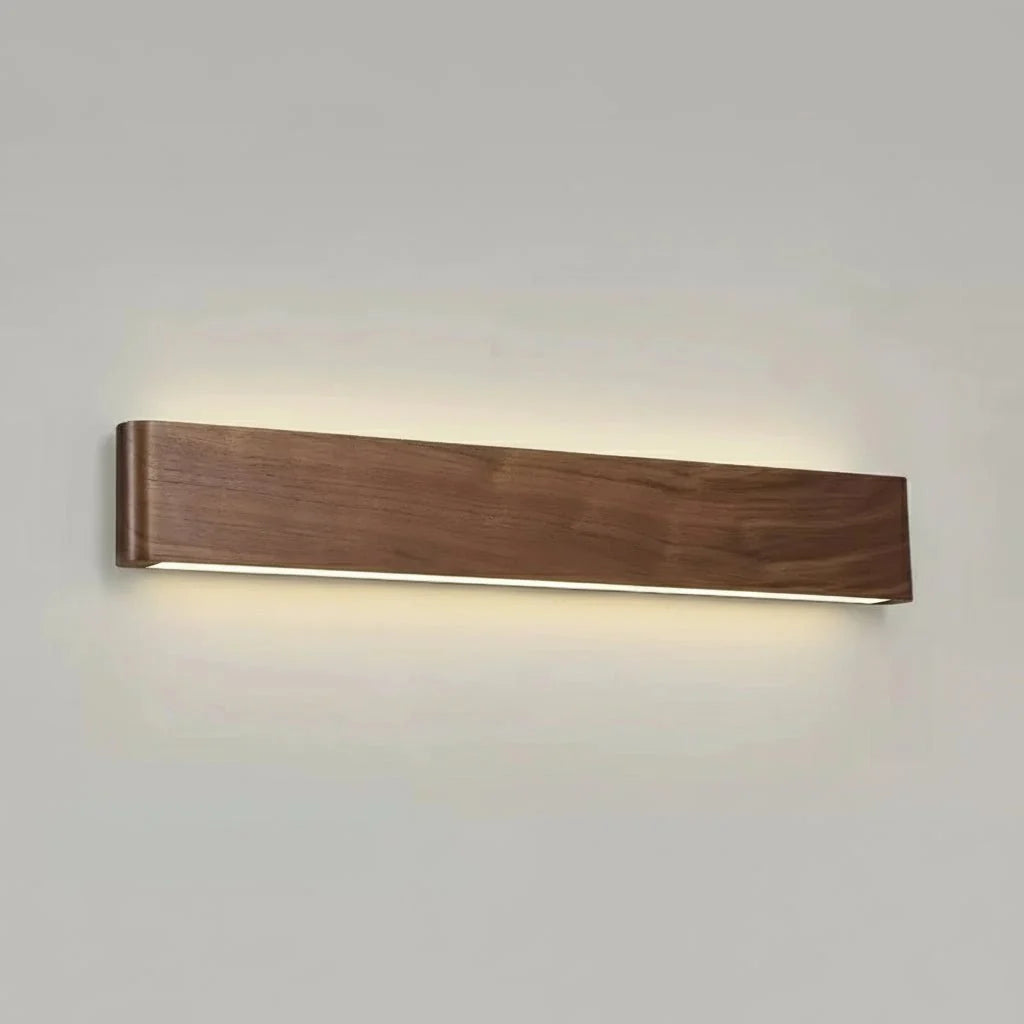 Wall Light Wood & Acrylic Three Color Modes Integrated LED