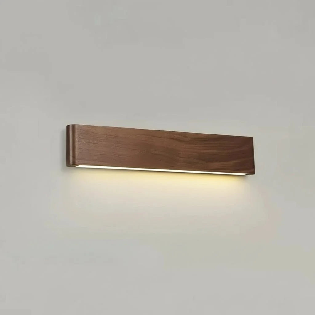 Wall Light Wood & Acrylic Three Color Modes Integrated LED