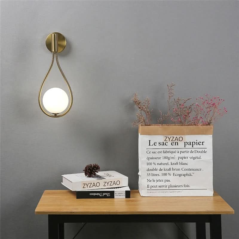 Wall Lights Glass Globe Diffuser Soft Even Lighting