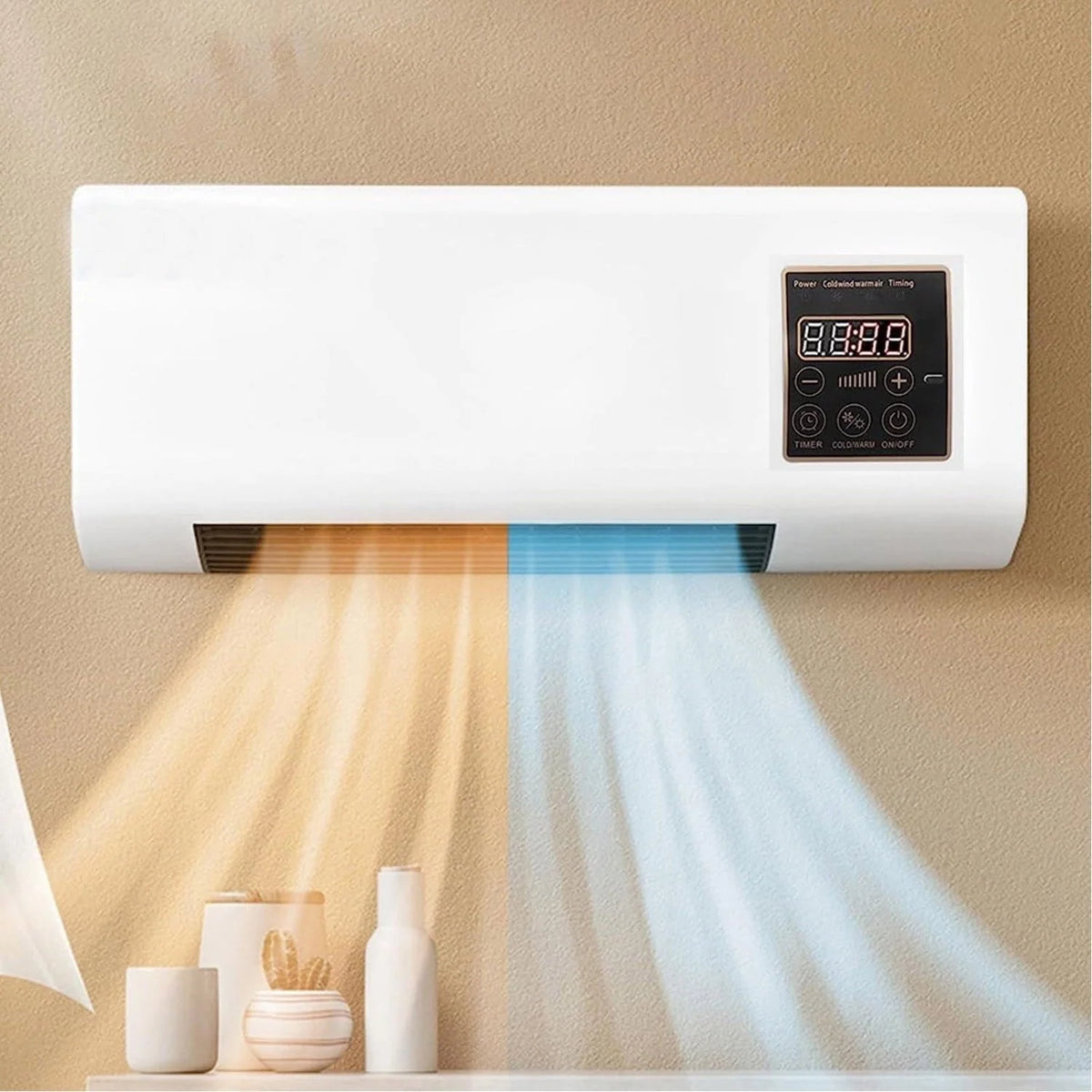 Wall-Mounted Air Conditioner 4-in-1 Quiet Operation