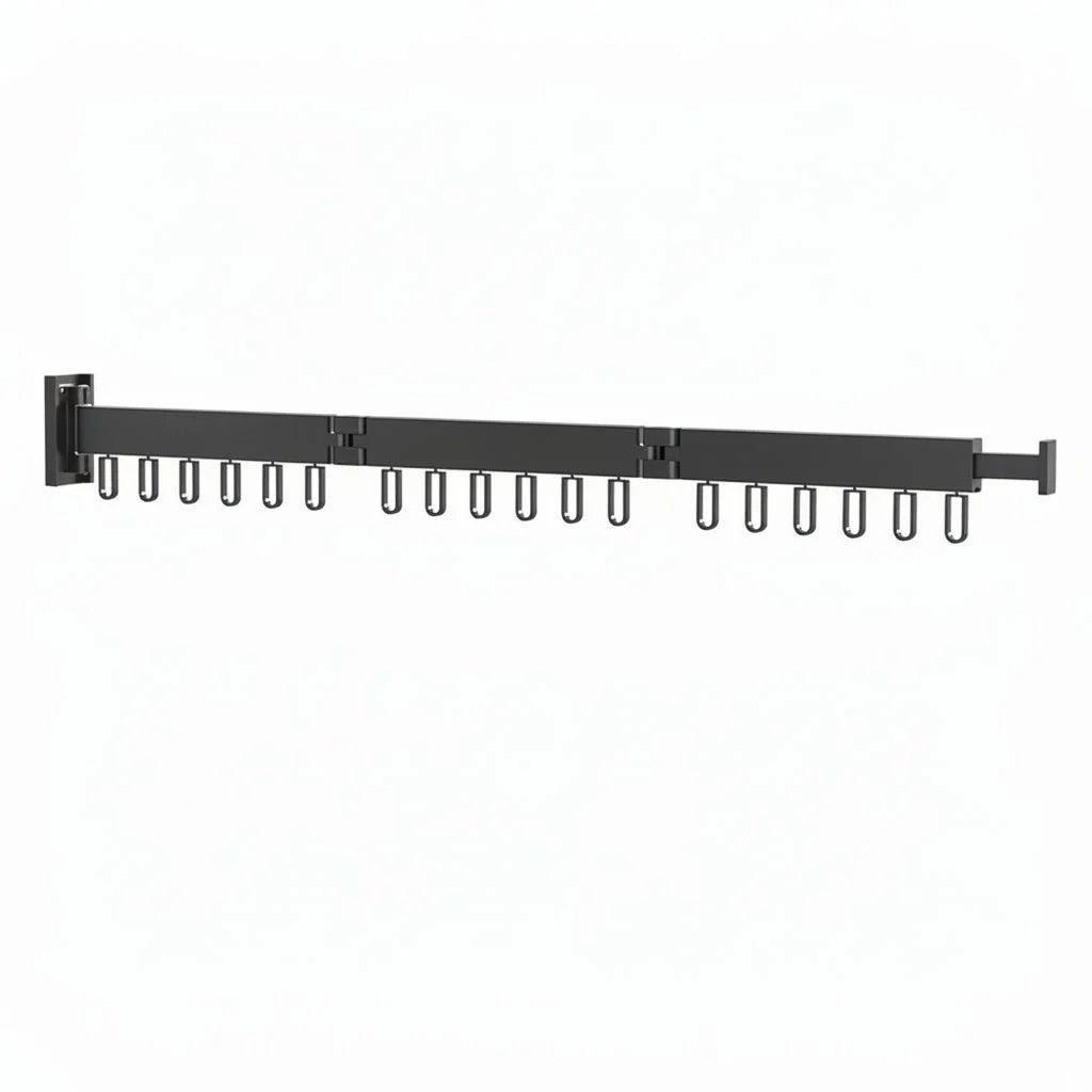 Wall-Mounted Clothes Dryer Retractable Foldable Space-Saving