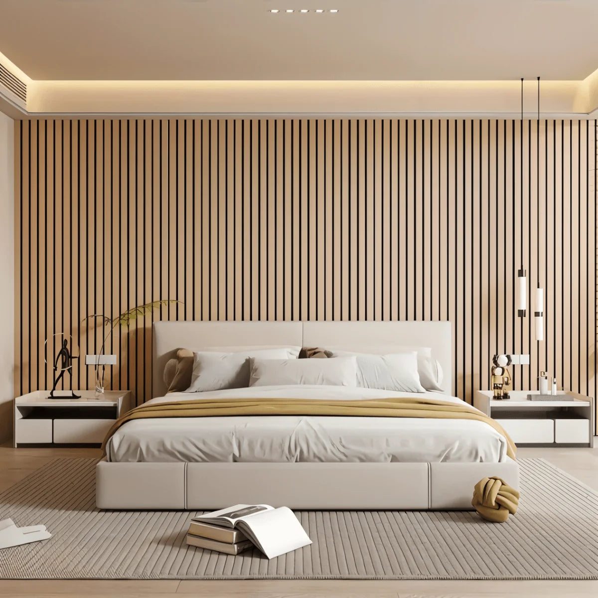 Wall Panels Self-Adhesive PVC Wood Grain Water-Resistant