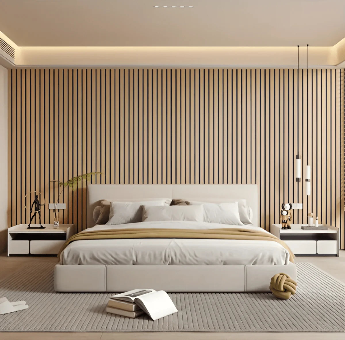 Wall Panels Self-Adhesive PVC Wood Grain Water-Resistant