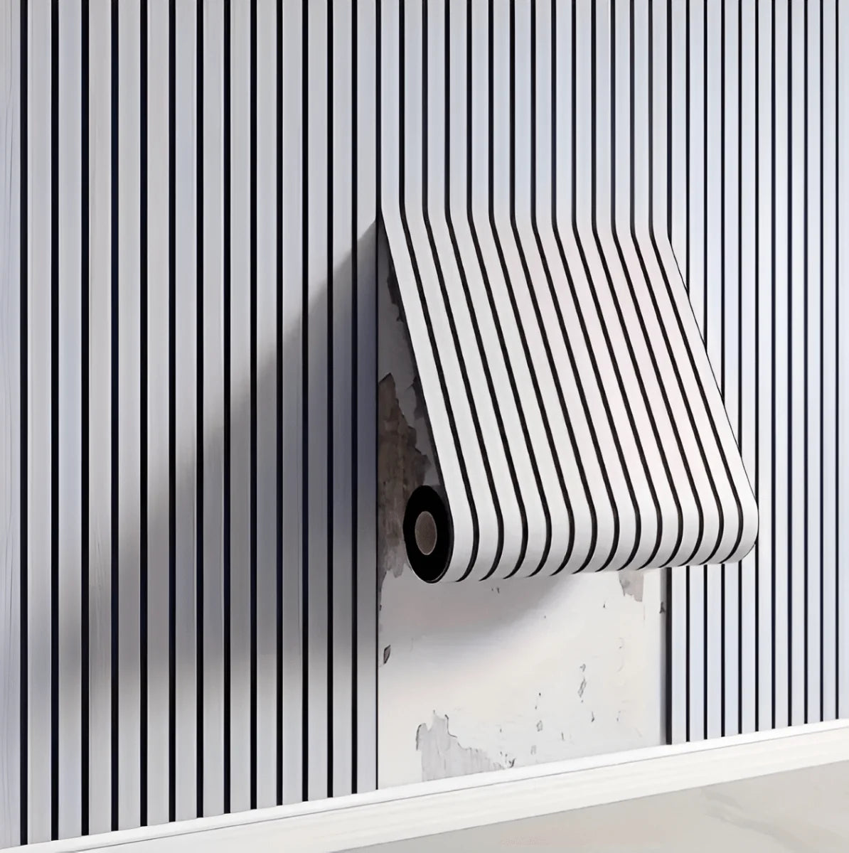 Wall Panels Self-Adhesive Wood Grain Water-Resistant PVC