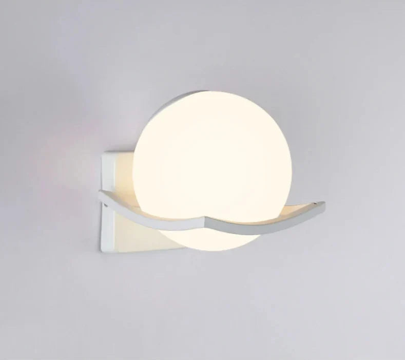 Wall Sconce Glass Globe Even Lighting