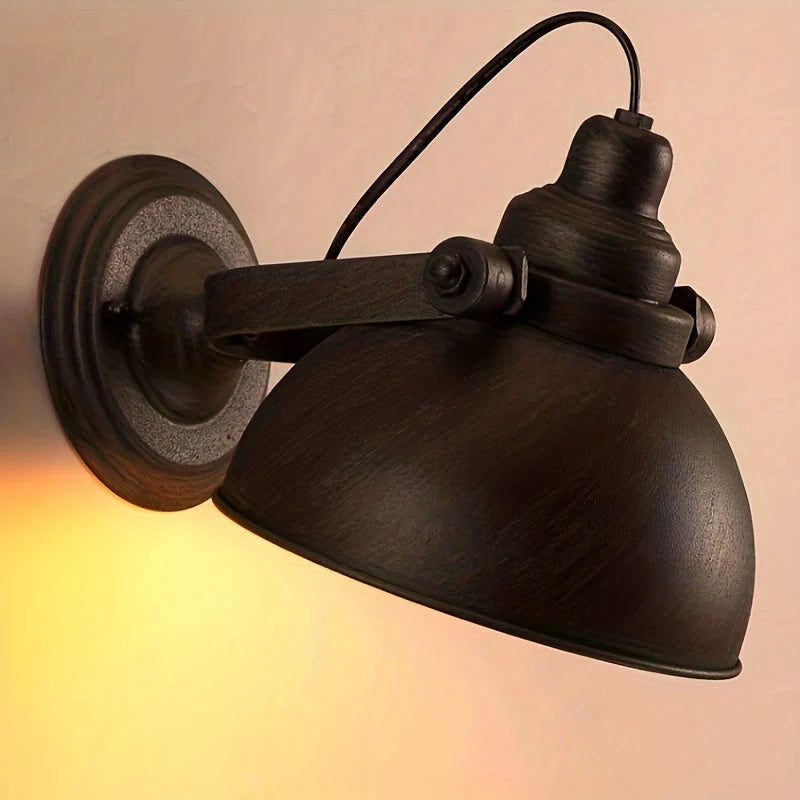 Wall Sconce Industrial Matte Powder-Coated Steel Directional Downlight