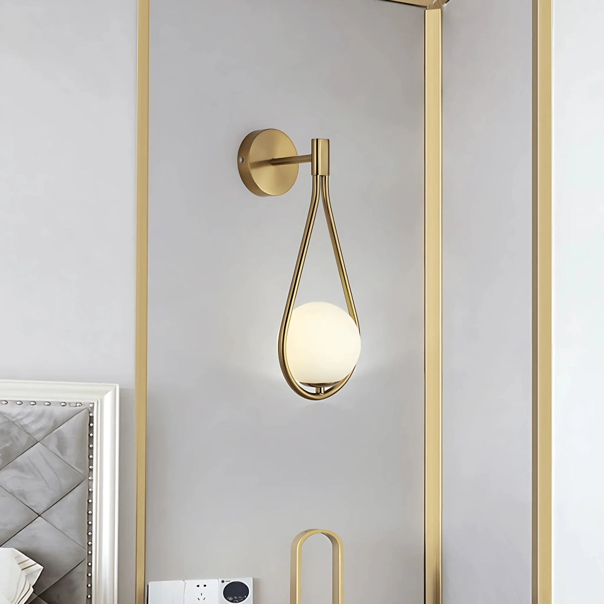 Wall Sconce Teardrop Integrated LED Downward Wash