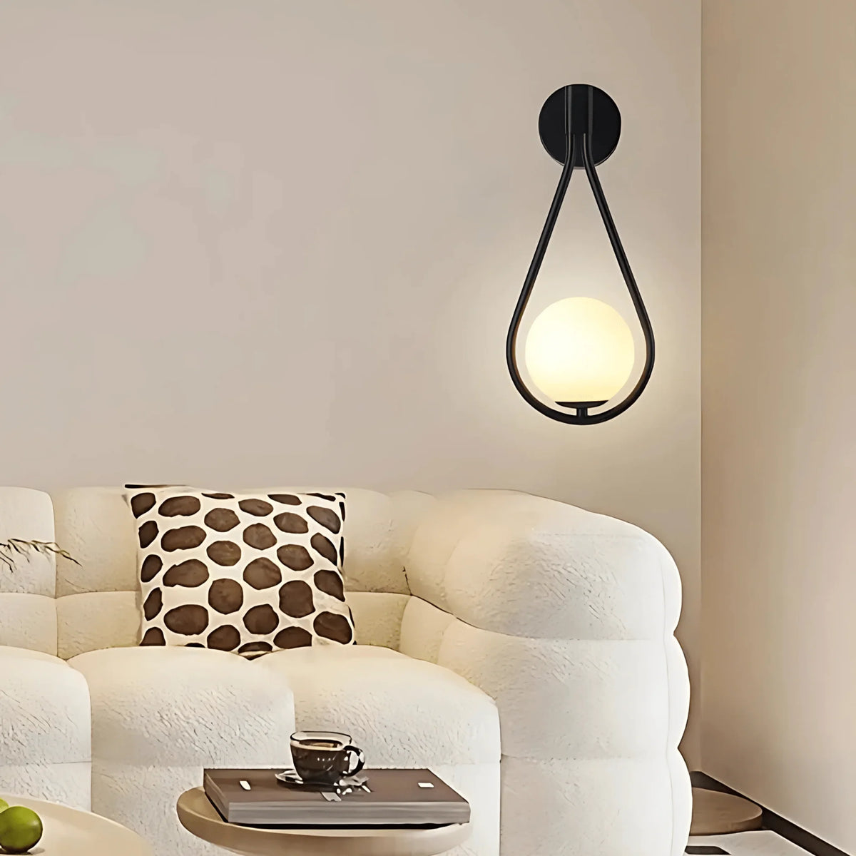 Wall Sconce Teardrop Integrated LED Downward Wash