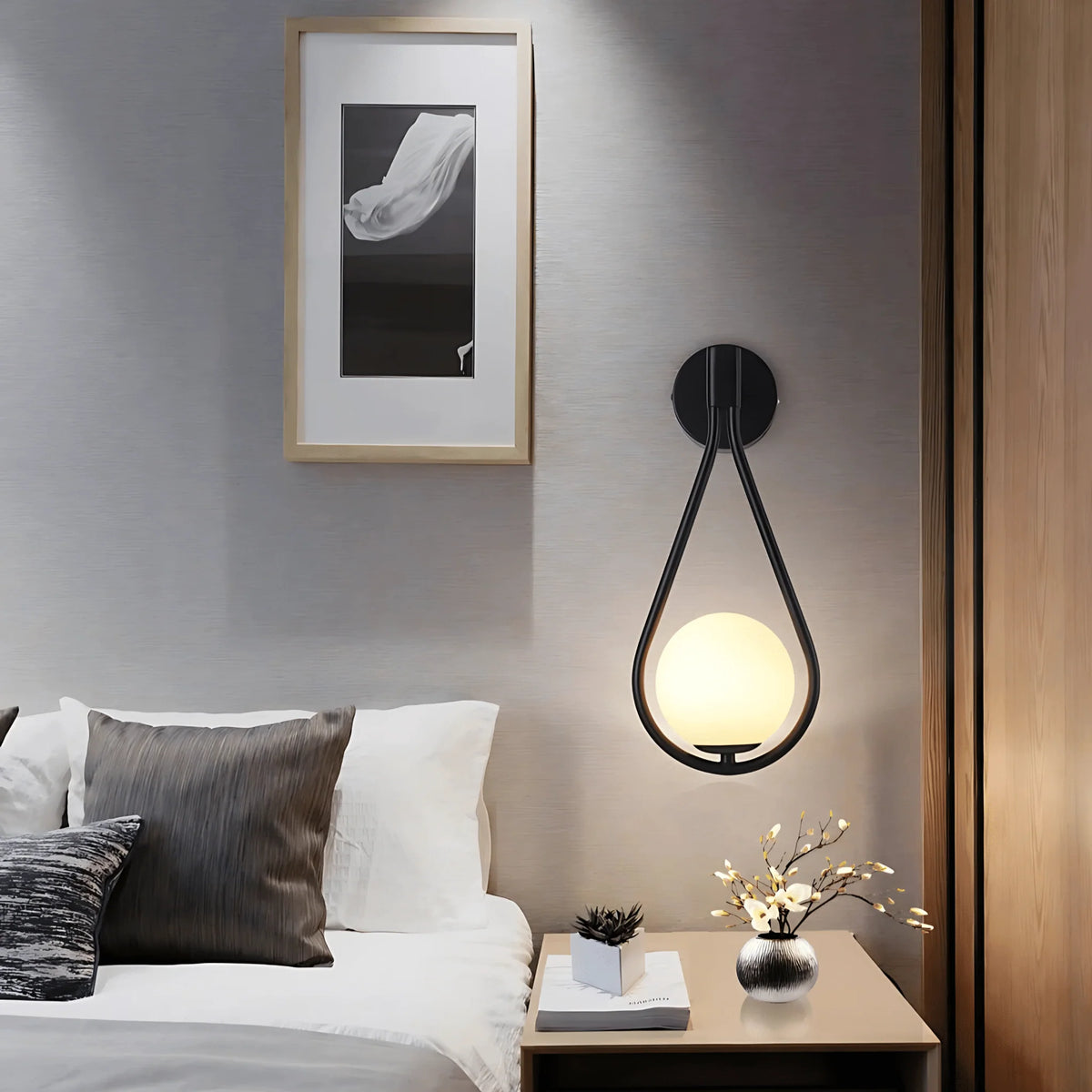 Wall Sconce Teardrop Integrated LED Downward Wash
