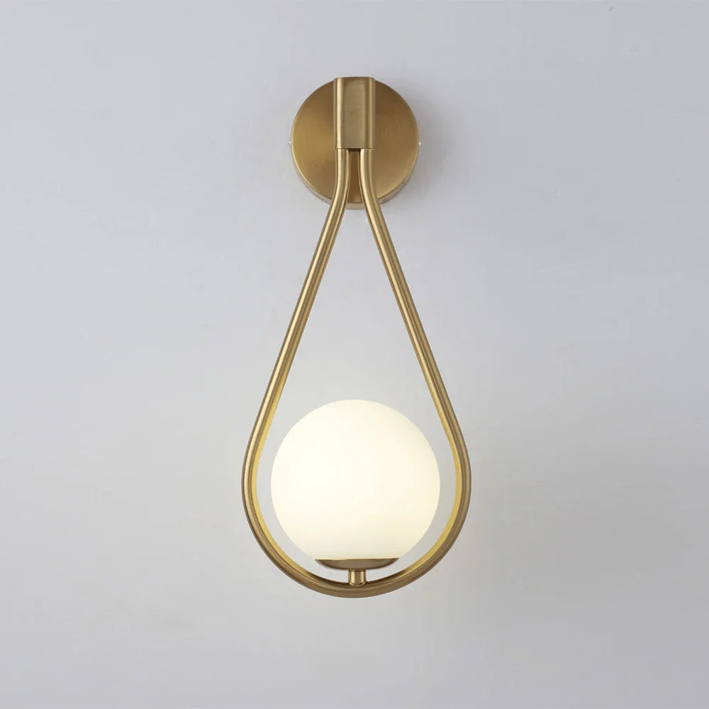 Wall Sconce Teardrop Integrated LED Downward Wash