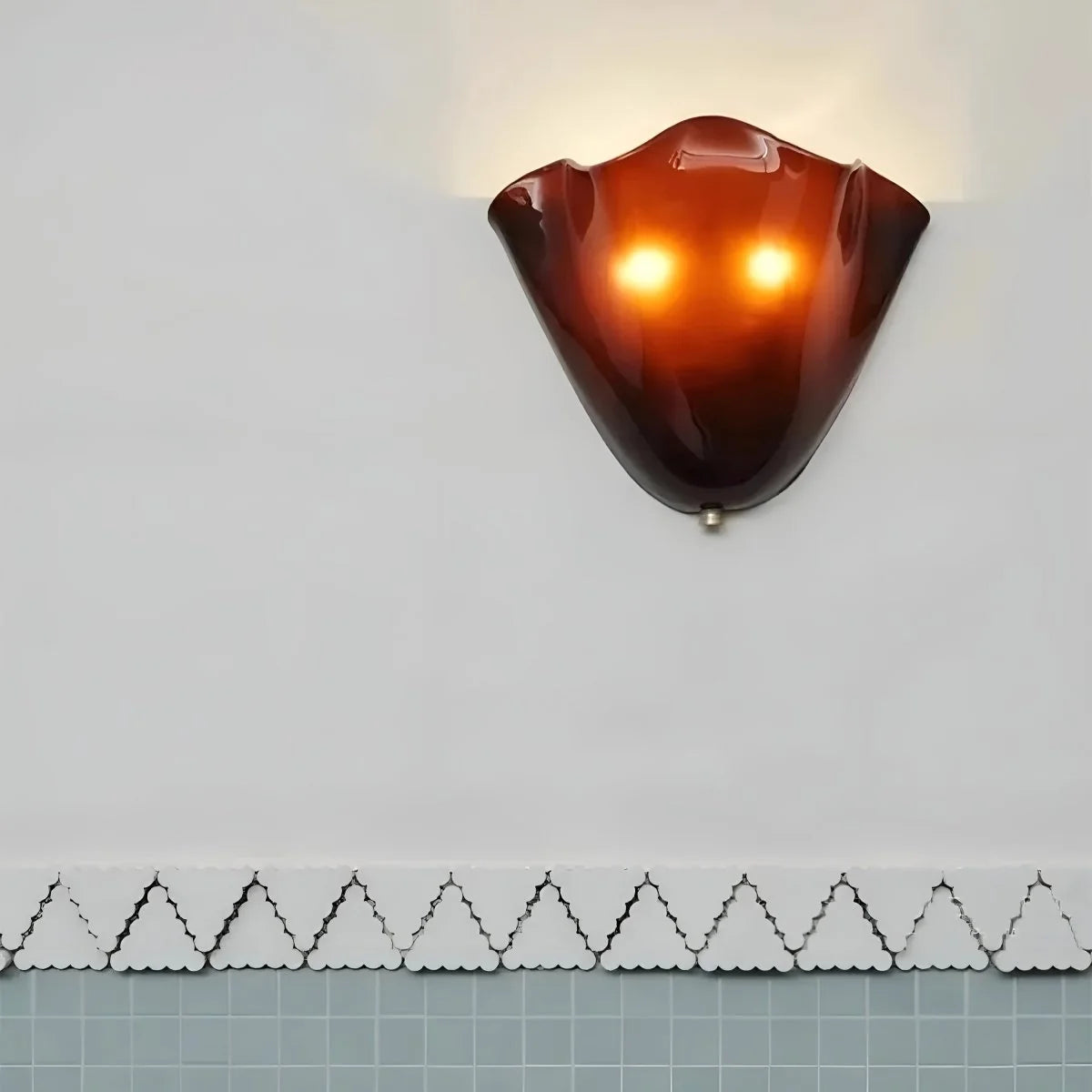 Wall Sconce Vintage Stained Glass LED Lighting