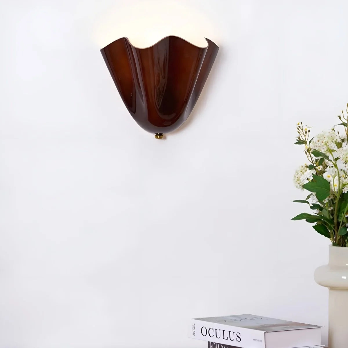 Wall Sconce Vintage Stained Glass LED Lighting