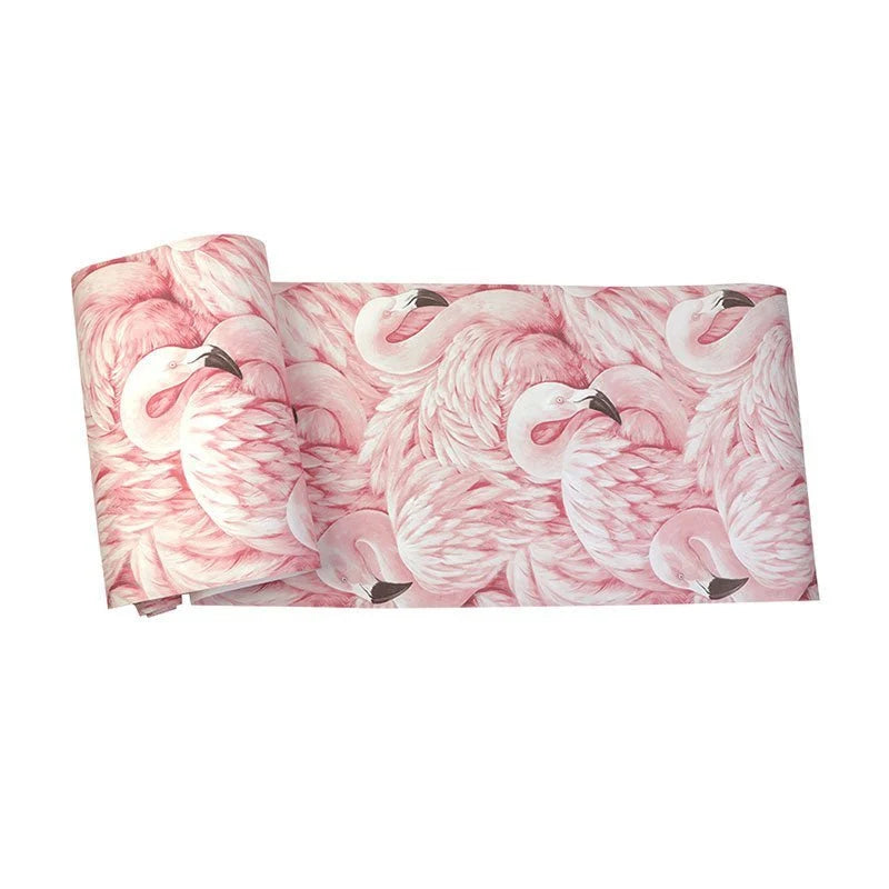Wallpaper Pink Flamingo Vinyl Wipeable UV-Resistant Roll