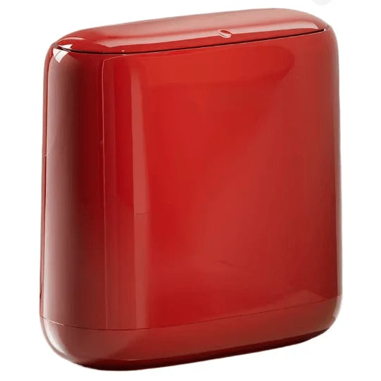Waste Bin Slim Space-Saving Plastic 6.1-Inch