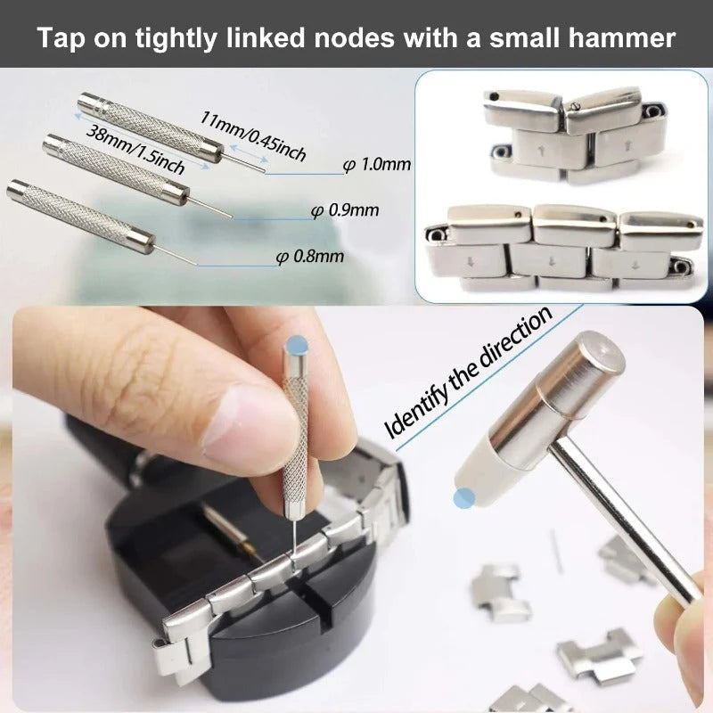 Watch Band Adjustment Kit Metal Link Pin Remover