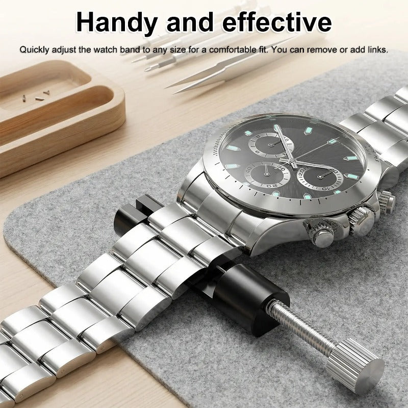 Watch Band Link Removal Tool Screw-Driven Metal