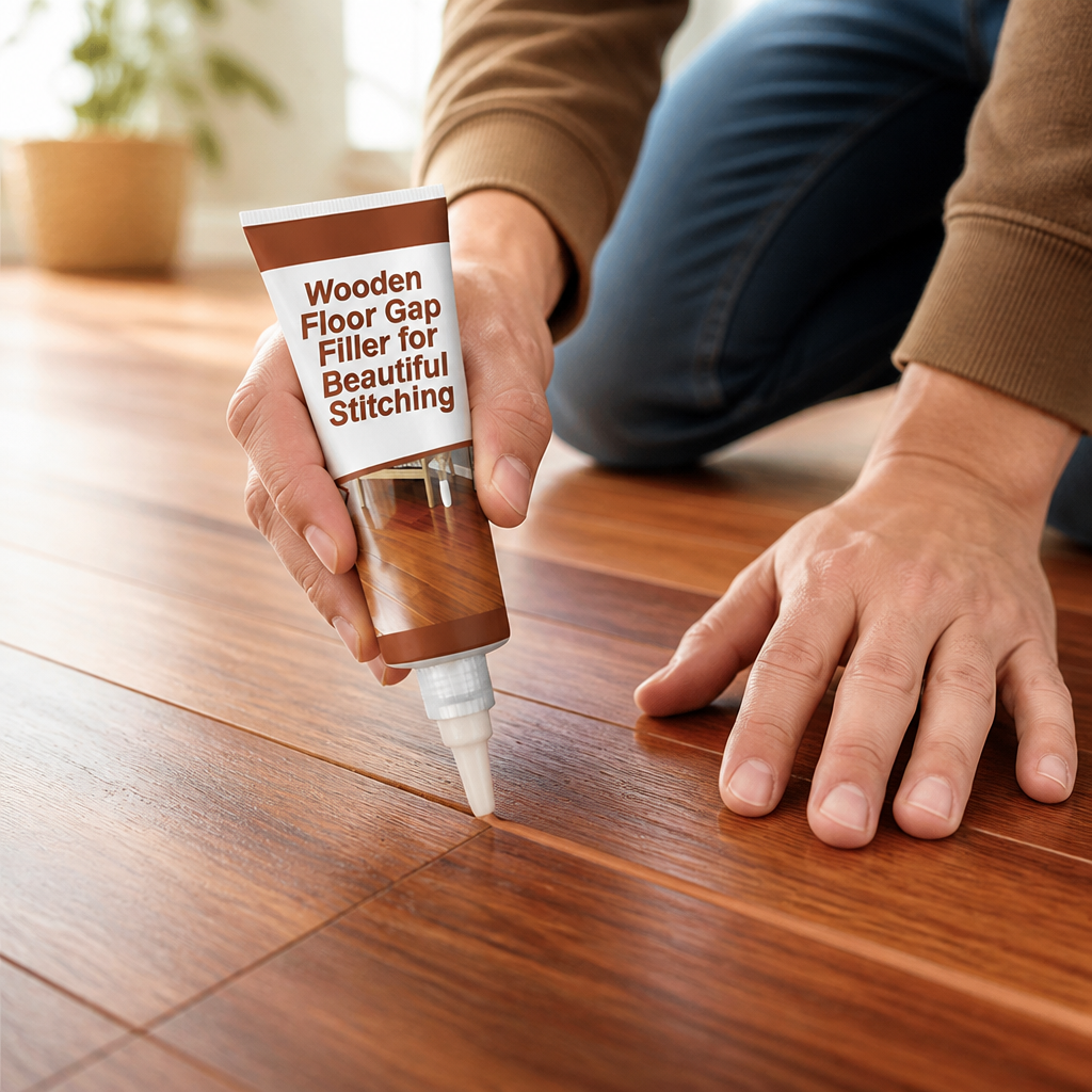 Water-Based Eco-Friendly Water-Repellent & Mold-Resistant Wood Floor Filler