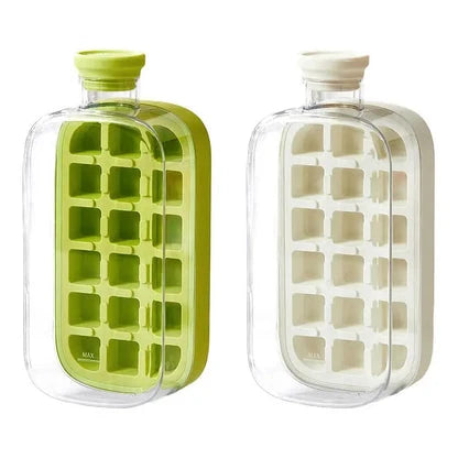 Water Bottle 2-in-1 Ice Maker With Straw