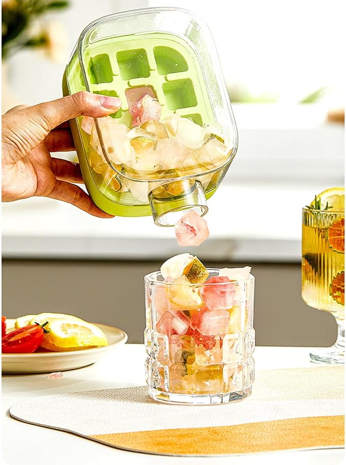 Water Bottle 2-in-1 Ice Maker With Straw