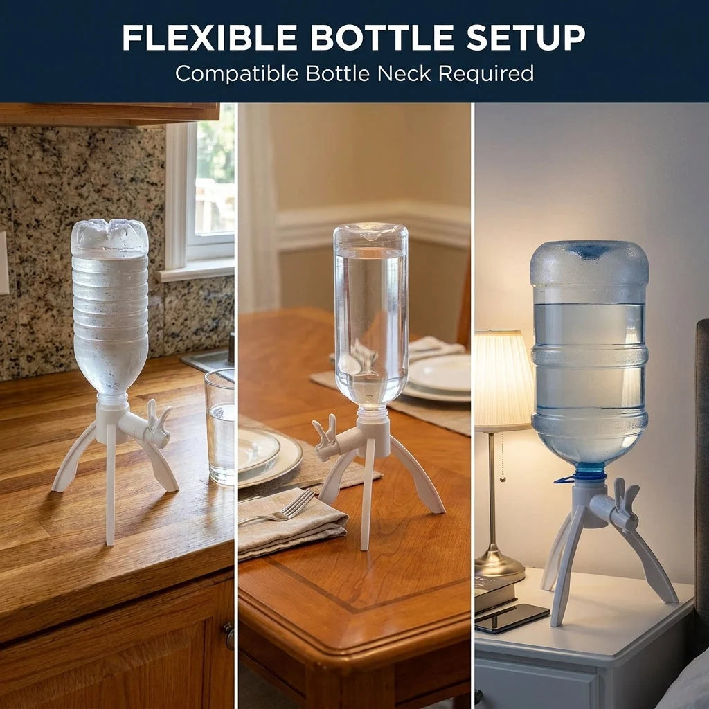 Water Dispenser Screw-On Manual Press Tap