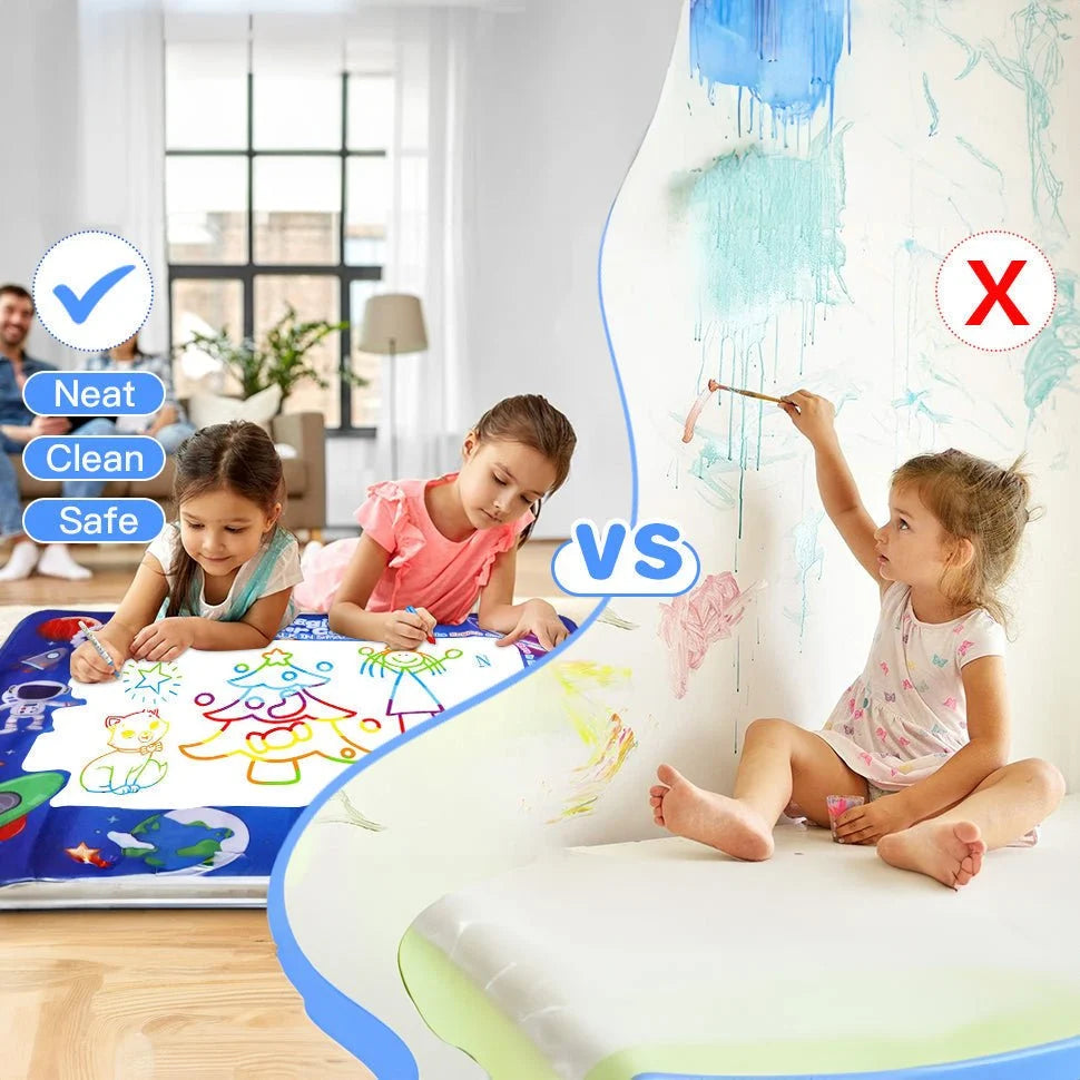 Water Drawing Mat Reusable Water-Only Quick-Drying