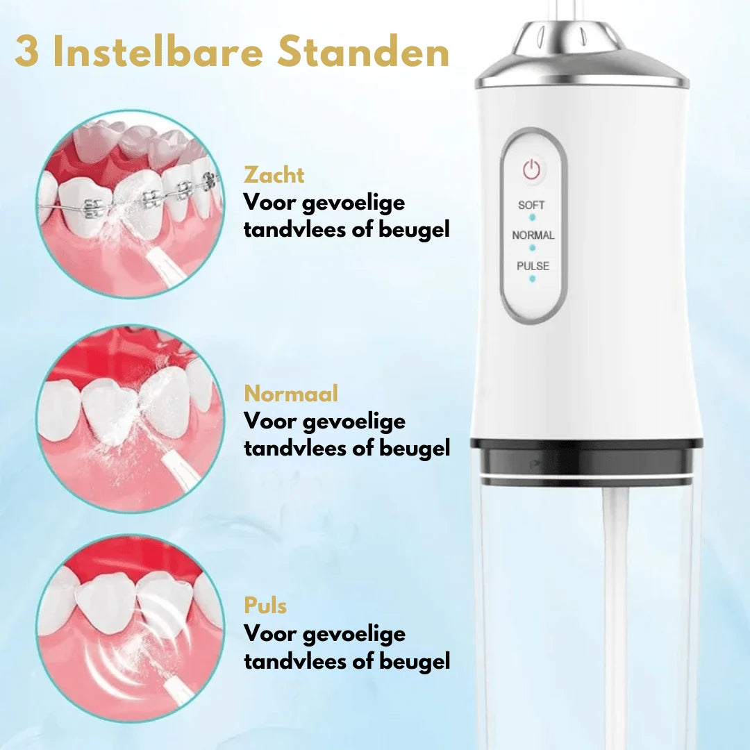 Water Flosser 3 Pressure Levels 360° Rotating Nozzle