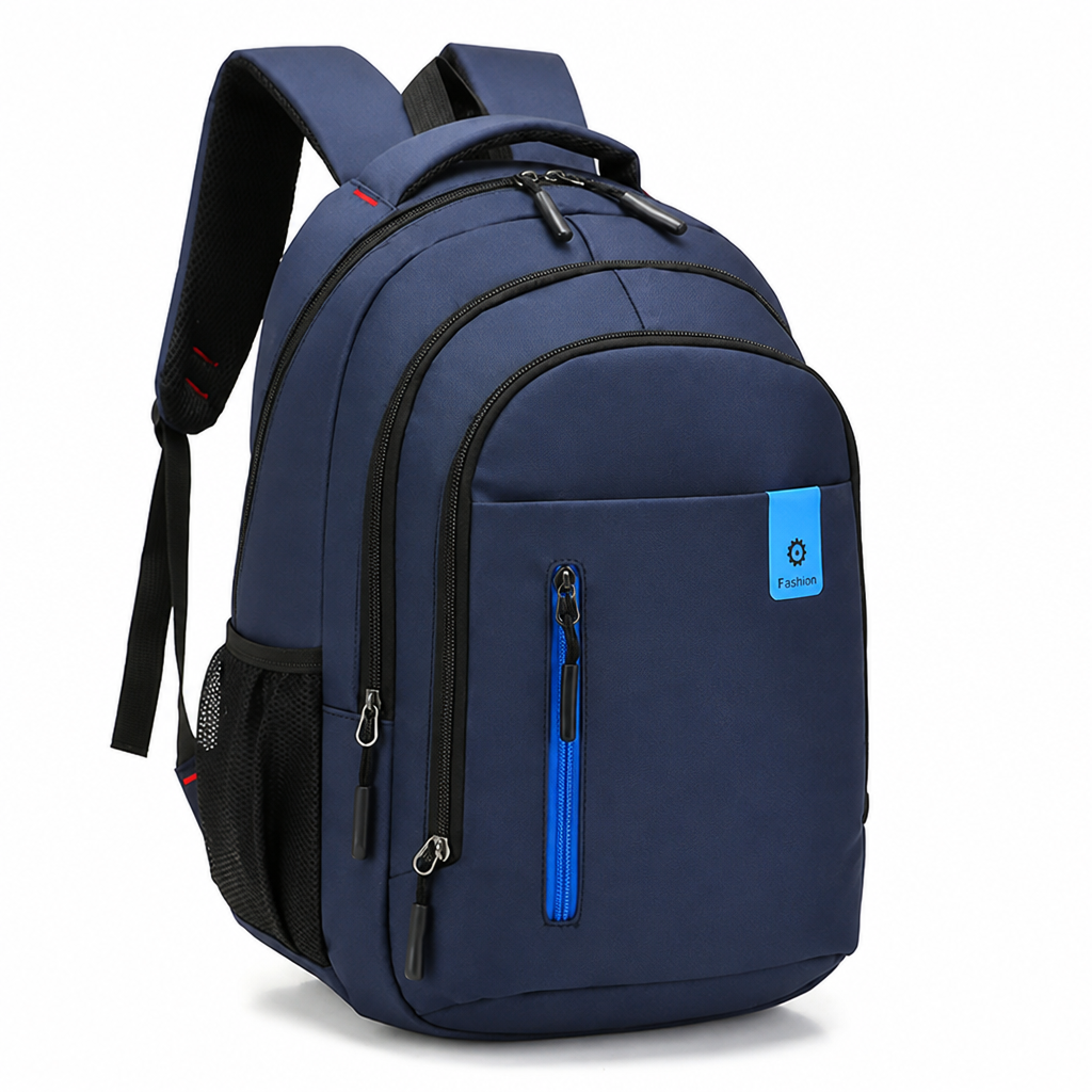Water-Repellent Oxford Backpack (Padded Straps)