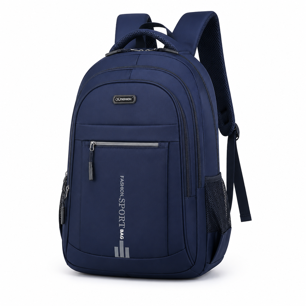 Water-Repellent Oxford Backpack (Padded Straps)