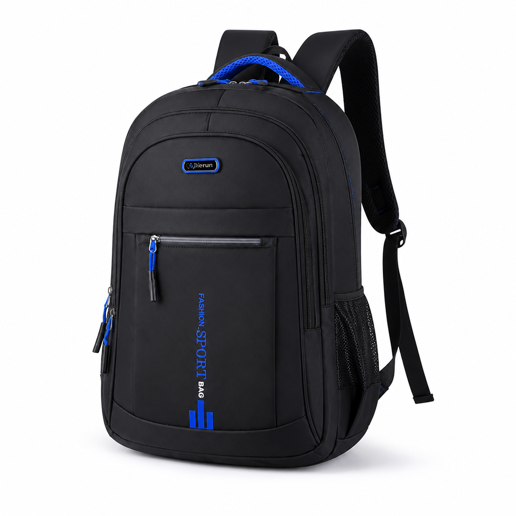 Water-Repellent Oxford Backpack (Padded Straps)