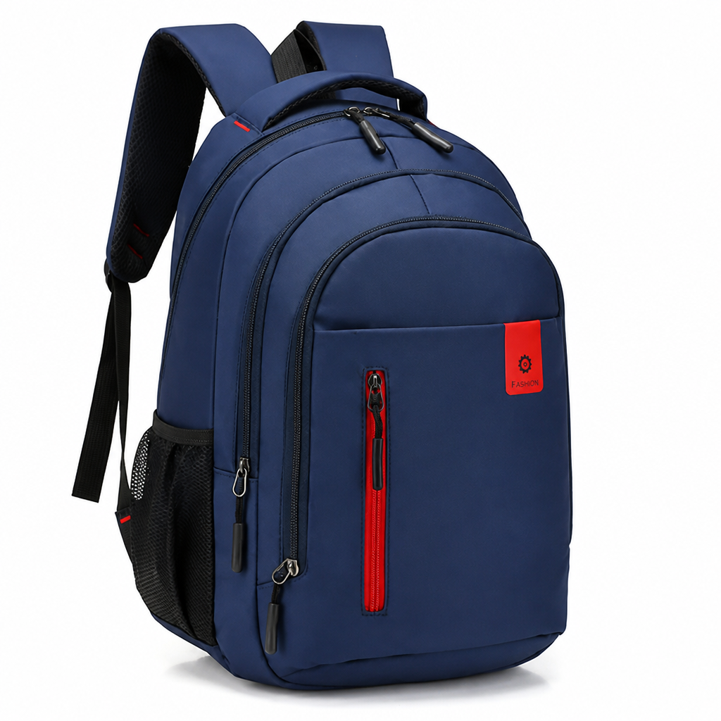 Water-Repellent Oxford Backpack (Padded Straps)