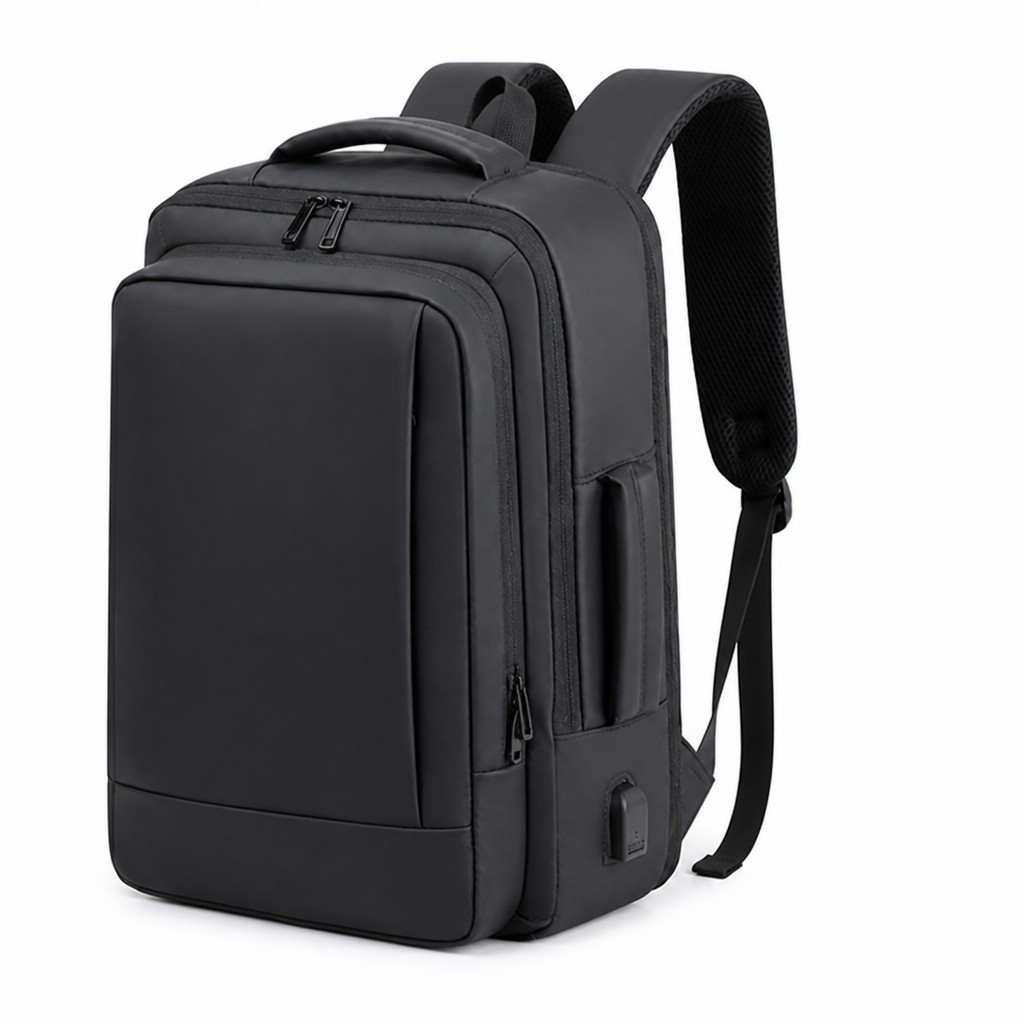Water-Resistant Anti-Theft Backpack With USB Charging